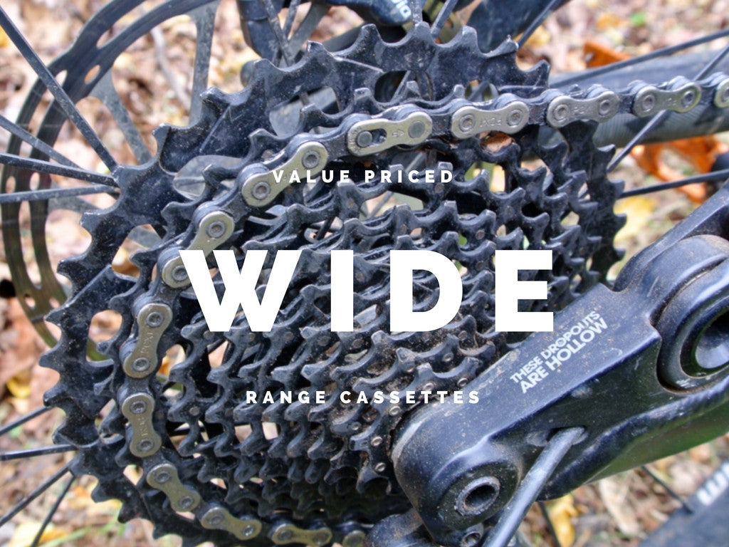 Wide Range Cassettes, Standard driver Body - 10speed and 11speed