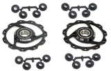 Ultralight derailleur pulleys