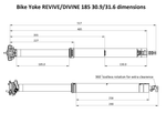 BikeYoke Revive Dropper Post 31.6mm