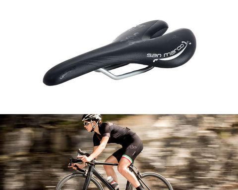 Selle San Marco Aspide Glamour Woman specific Saddle - BLACK